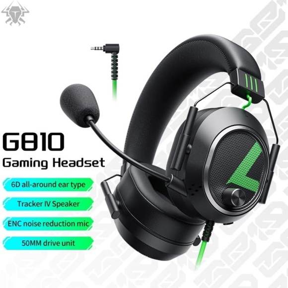 G810 Earphones with Mic Noise Reduction Game,Headphones, On-Ear Headphones - Picture 6 of 8